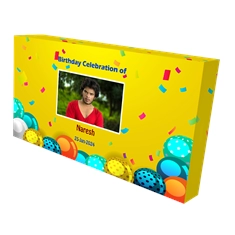 Birthday Return Gift Box 6 Large Compartments